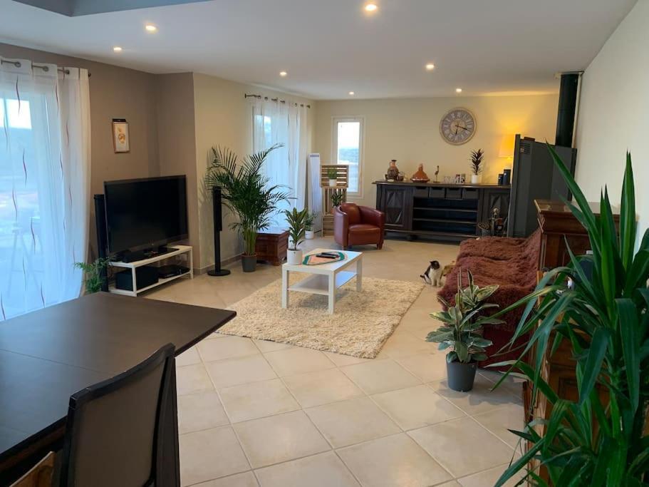 Villa Vue Sur Etang 8 Personnes Spacieuse Et Calme Narbona Exterior foto